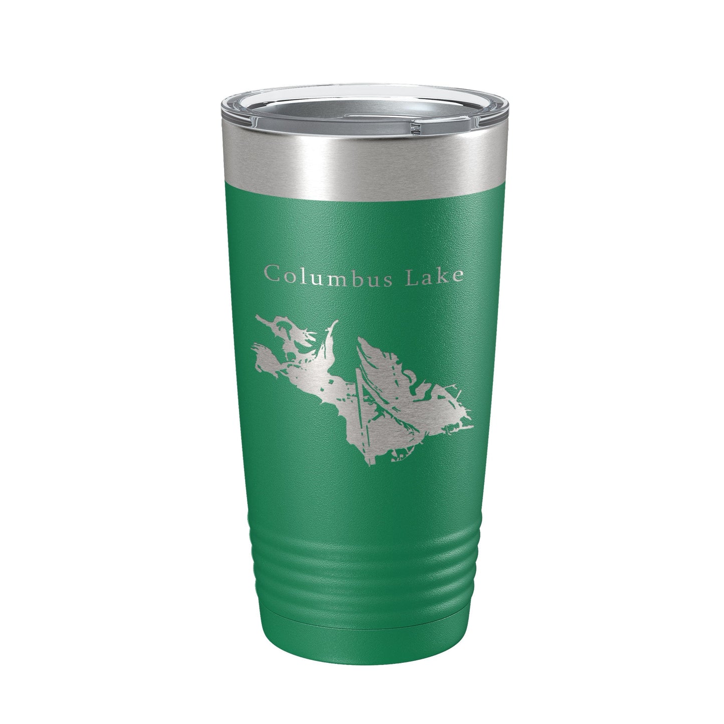 Columbus Lake Map Tumbler Travel Mug Insulated Laser Engraved Coffee Cup Mississippi 20 oz-9