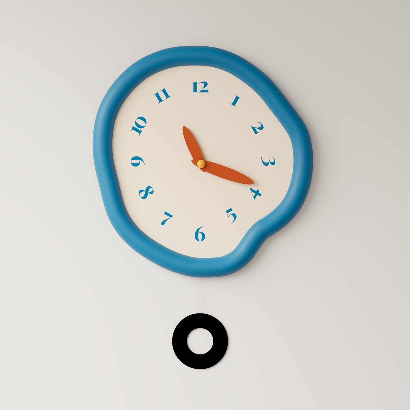 Asymmetrical Drip Clock-0