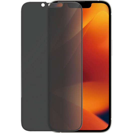Folie de protectie PanzerGlass din sticla pentru Apple iPhone 14/13/13 Pro, UWF, Privacy (P2771)-0