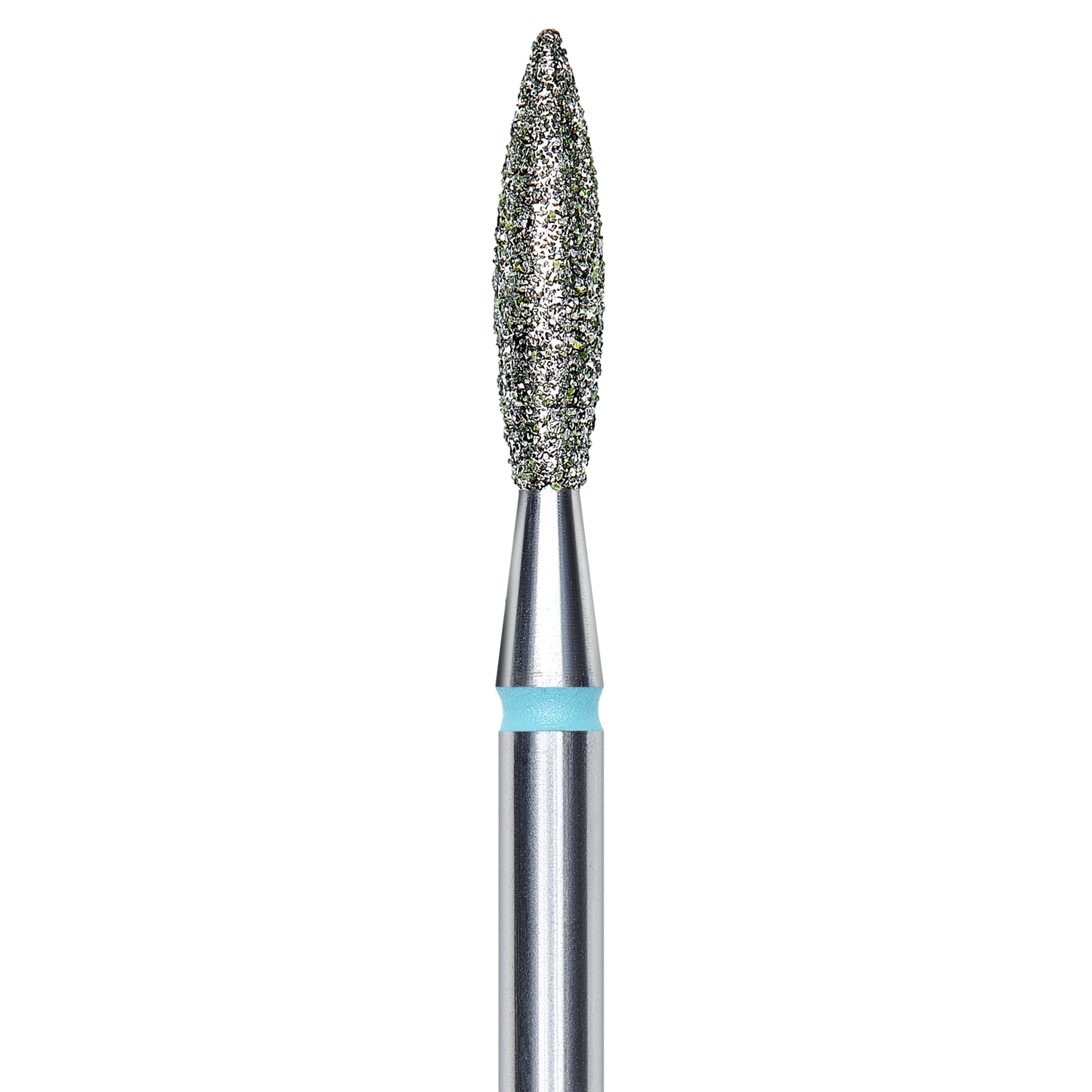 DIAMOND NAIL DRILL BIT, "FLAME", BLUE, HEAD DIAMETER 2.3/10MM (FA10B023/10) - STALEKS™-1