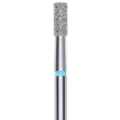 DIAMOND NAIL DRILL BIT, "CYLINDER", BLUE, HEAD DIAMETER 2.5/6MM (FA20B025/6) - STALEKS™-1