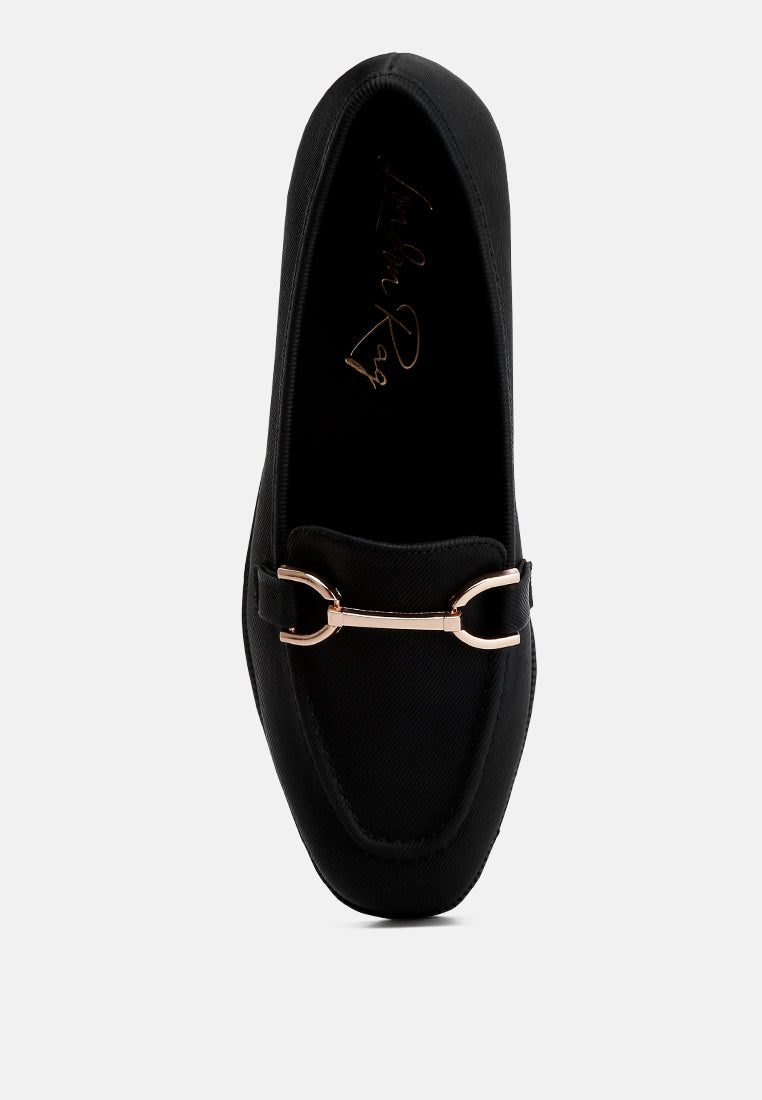 Fable Horsebit Embellished Flat Loafers-1