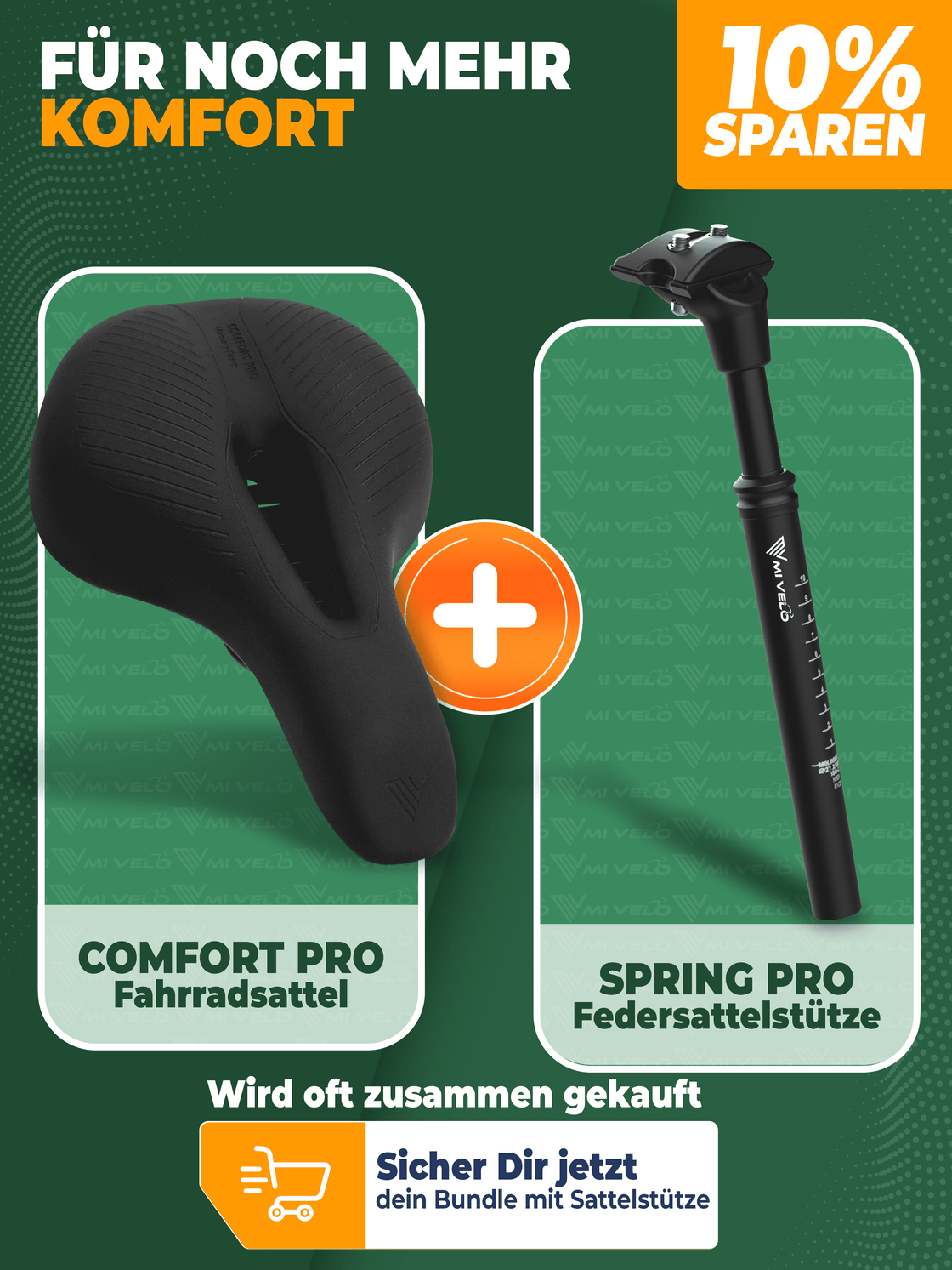 Mivelo Fahrradsattel Trekking Comfort Pro-2