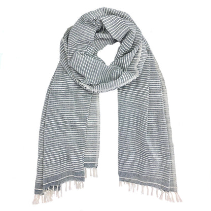Ethiopian Stripe Wrap Scarf-4