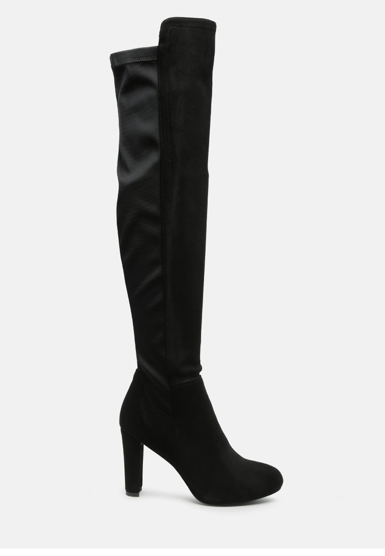 Fauna Knee High Block Heeled Boots-0