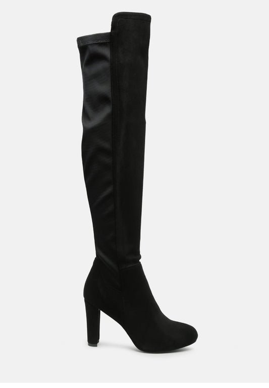 Fauna Knee High Block Heeled Boots-0