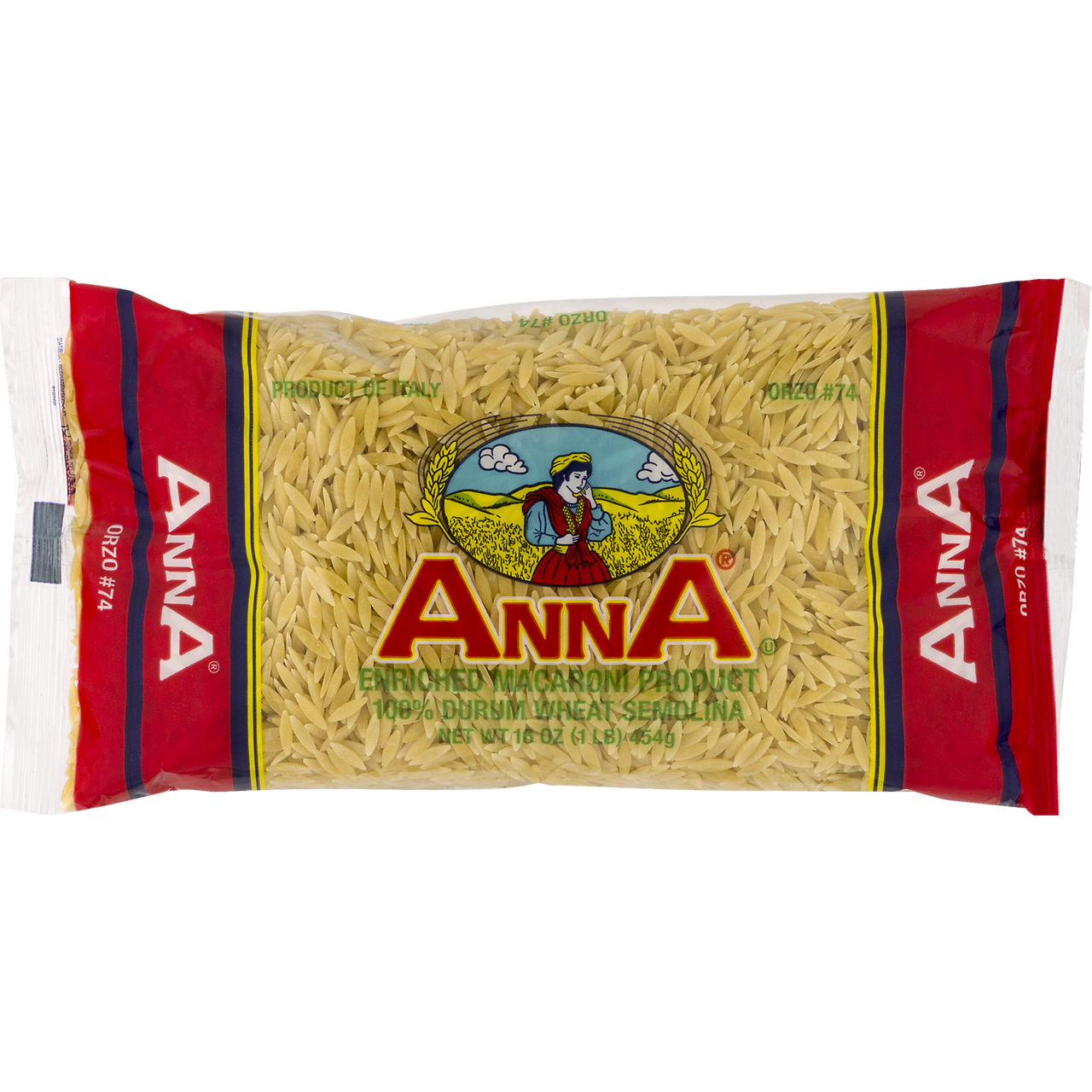 ANNA ORZO 74 PASTA ( 20 X 16 OZ   )-3