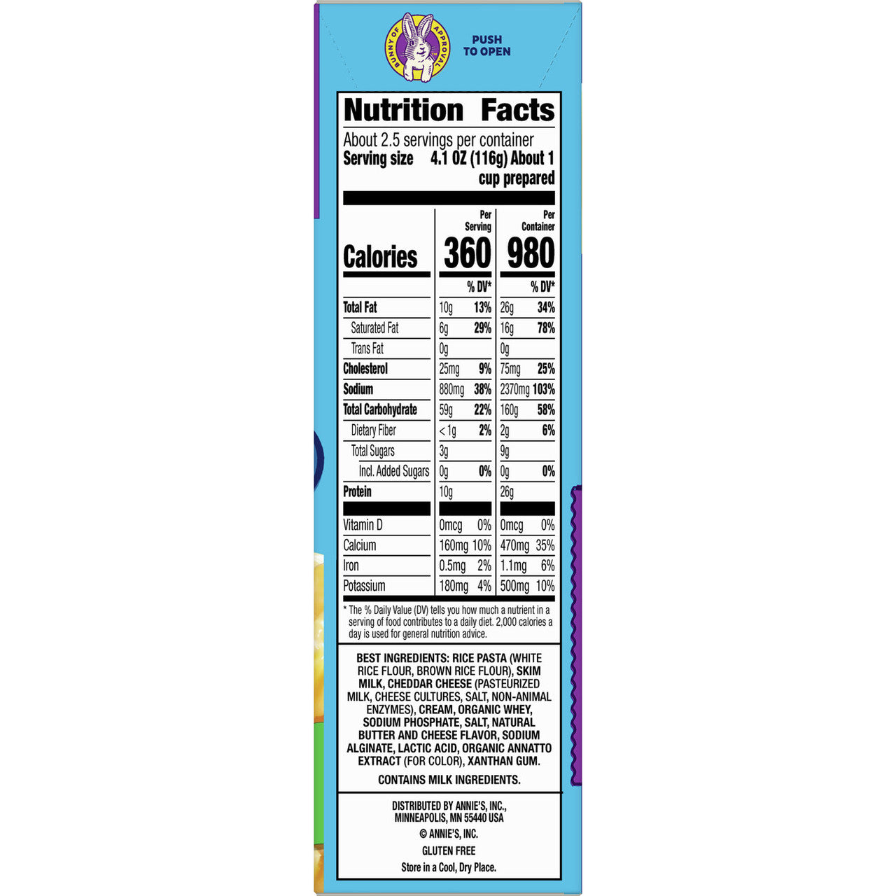 Annie's Gluten Free Creamy Deluxe Rice Pasta Dinner (12x11Oz)-7