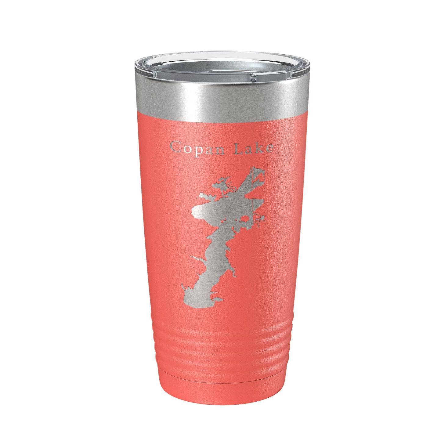 Copan Lake Map Tumbler Travel Mug Insulated Laser Engraved Coffee Cup Oklahoma 20 oz-20