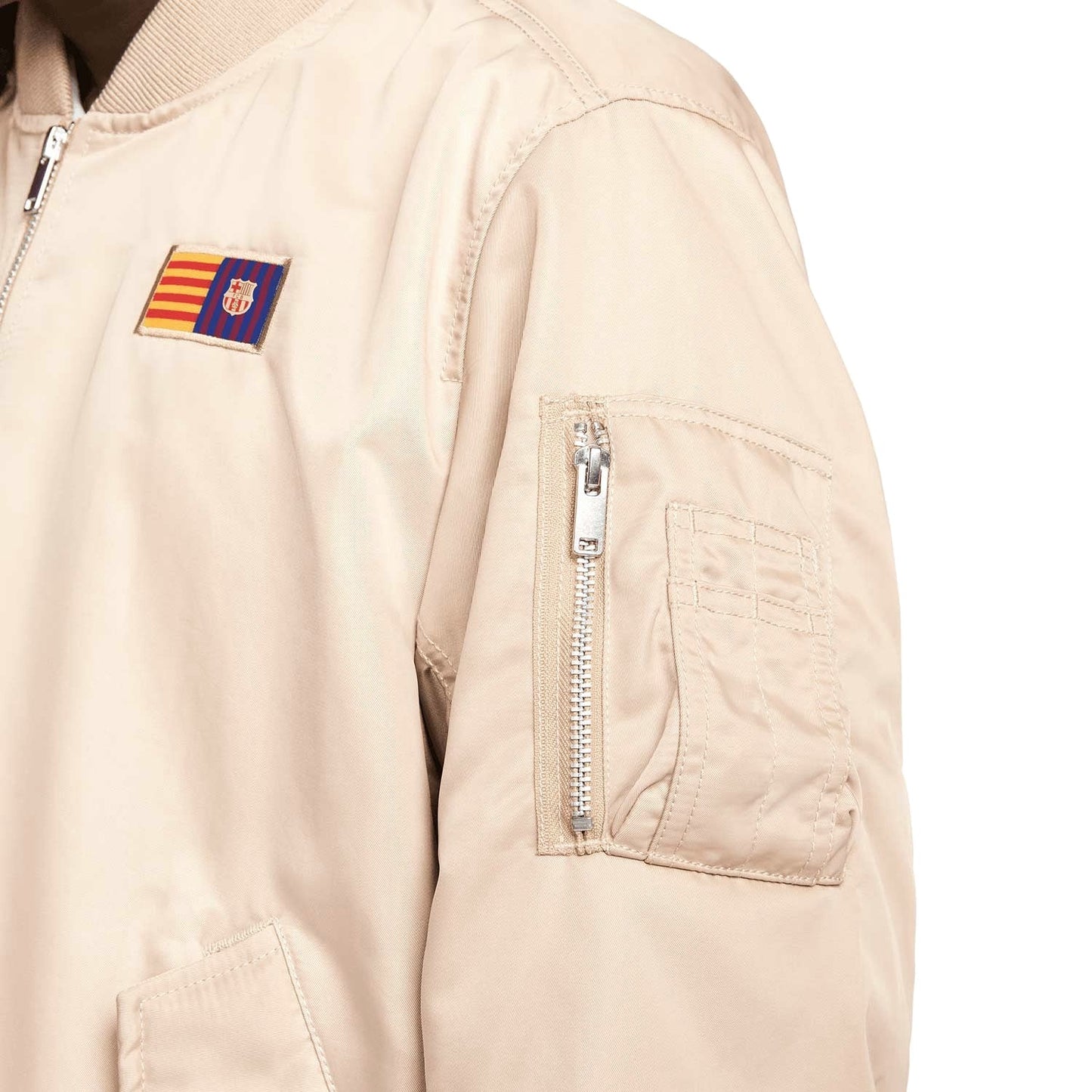 FC Barcelona presentation bomber jacket 2023 desert beige - Nike-2