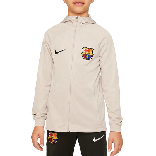 Kids - FC Barcelona hooded presentation Soccer tracksuit 2023/24 - Nike-0