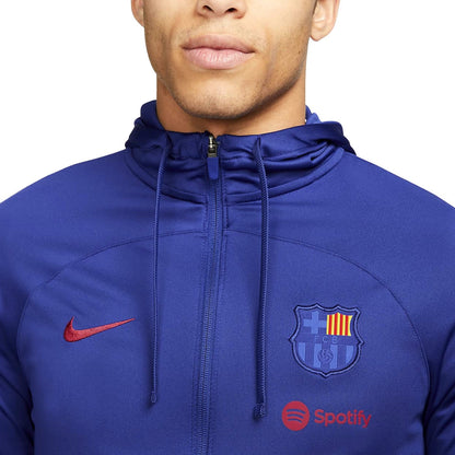 FC Barcelona blue training presentation hooded tracksuit 2023 - Nike-2