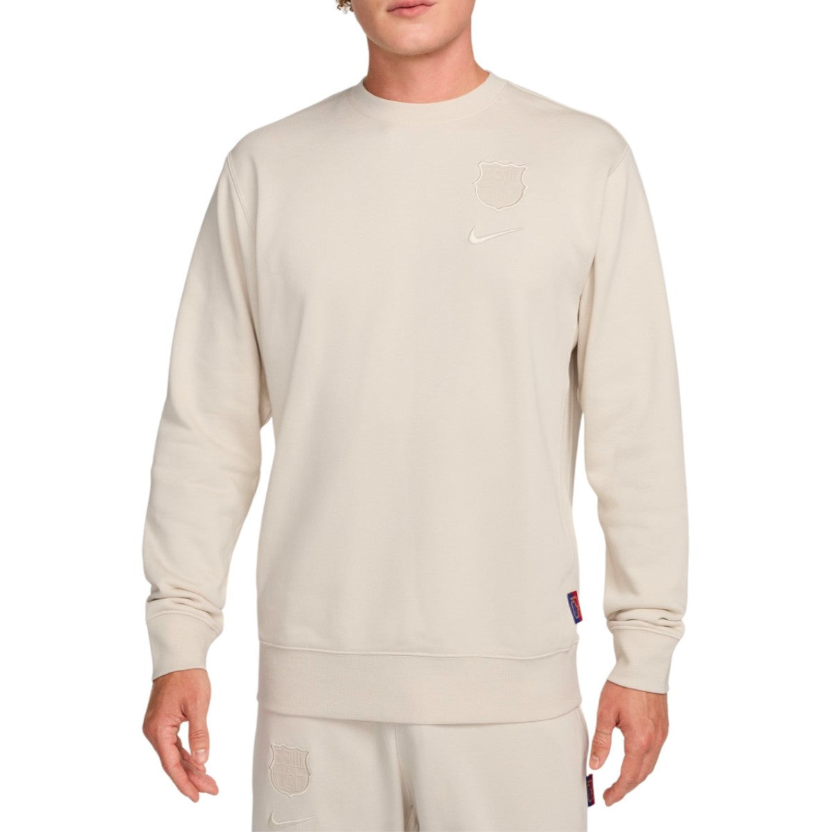 FC Barcelona Casual Crew fleece presentation tracksuit 2024/25 - Nike-0