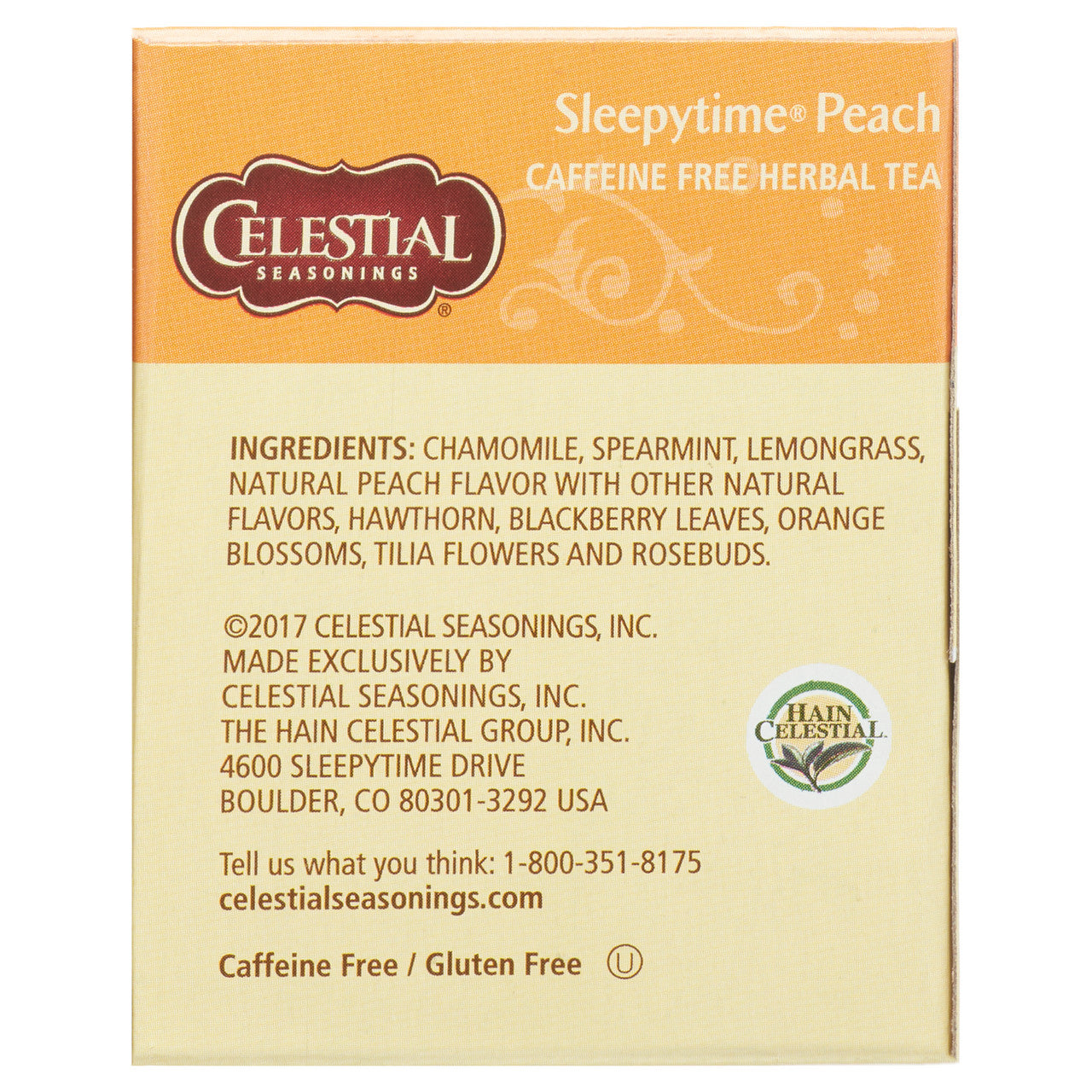 Celestial Seasonings Sleepytime Peach (6x20BAG )-10