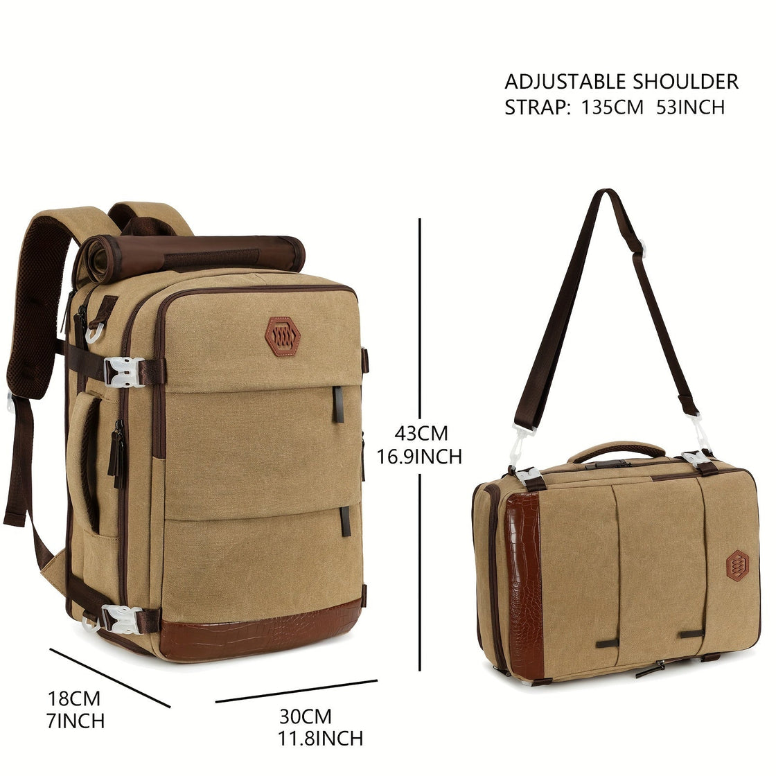 NNETM Flight Approved Laptop Backpack with USB Port-2
