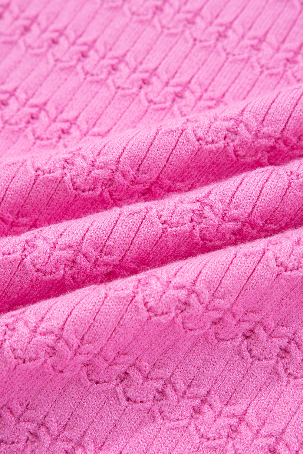 Kay Knit Ribbed Cuffs Crew Neck Sweater-4