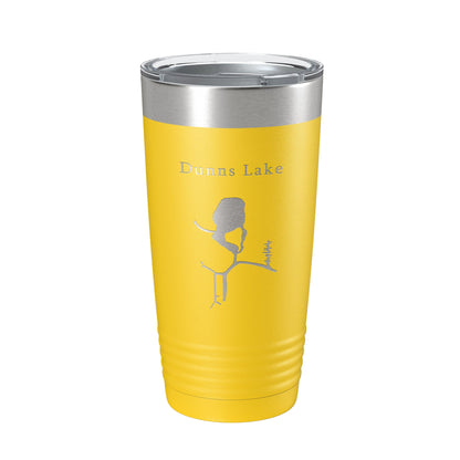 Dunns Lake Map Tumbler Travel Mug Insulated Laser Engraved Coffee Cup Illinois 20 oz-19