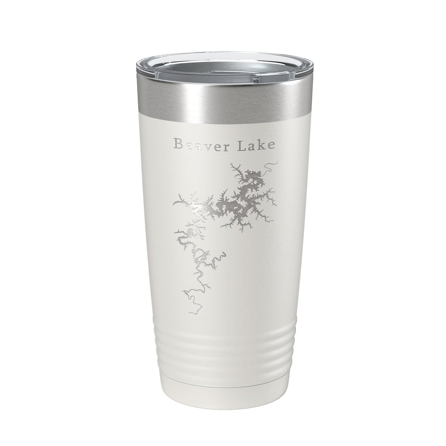 Beaver Lake Map Tumbler Travel Mug Insulated Laser Engraved Coffee Cup Arkansas 20 oz-7