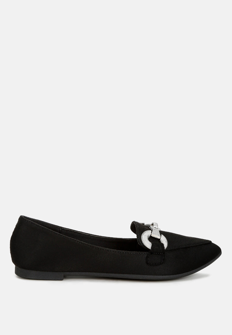Fembot Horsebit Detail Flexible Loafers-4