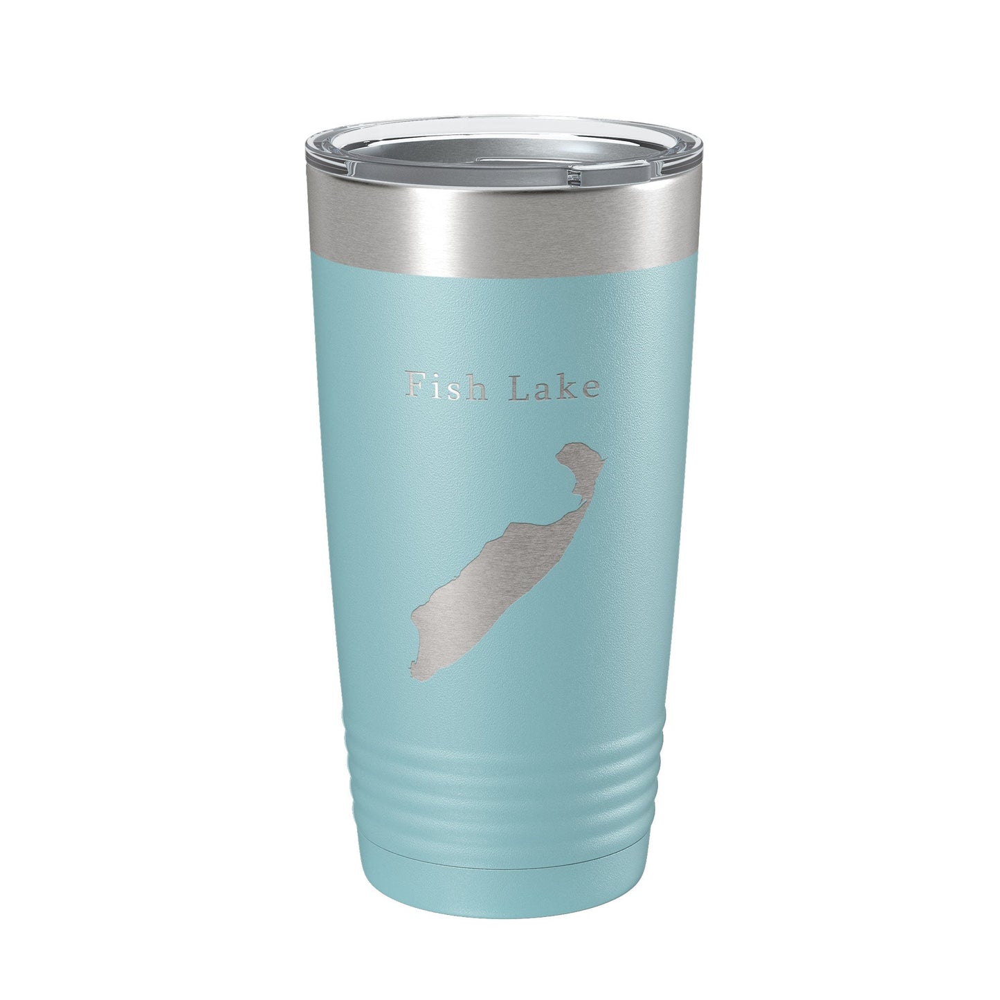 Fish Lake Map Tumbler Travel Mug Insulated Laser Engraved Coffee Cup Utah 20 oz-13