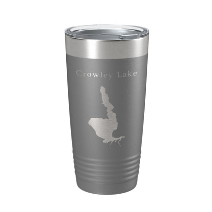 Crowley Lake Map Tumbler Travel Mug Insulated Laser Engraved Coffee Cup California 20 oz-16