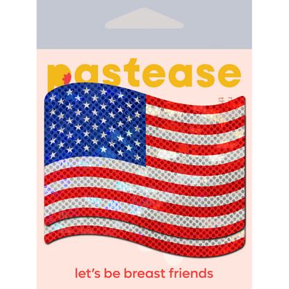 5-Pack: Flag: American USA Stars & Stripes Old Glory Nipple Pasties by Pastease® o/s-1