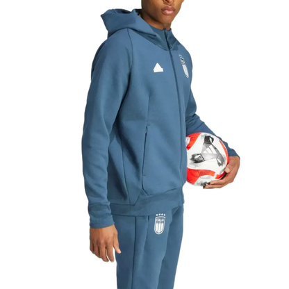 Italy Casual Travel hooded presentation tracksuit 2024/25 - Adidas-2