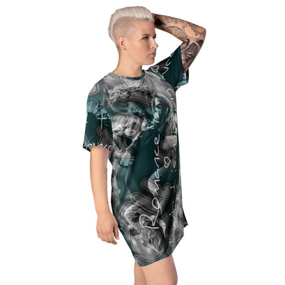 ROMANCE T-shirt Dress by Gianneli-2