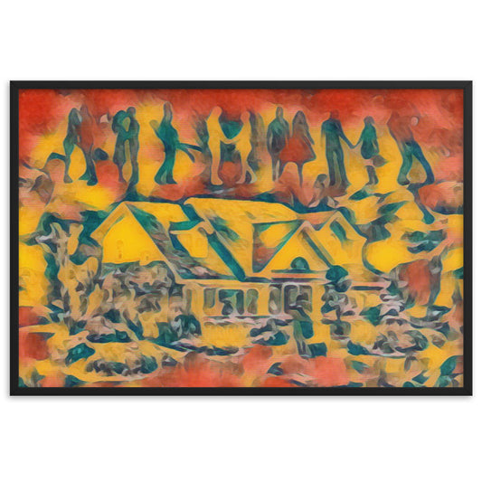 I WAS WAITING FOR YOU IN THE DREAM YOU HAD SEEN Special Edition Framed Poster-0