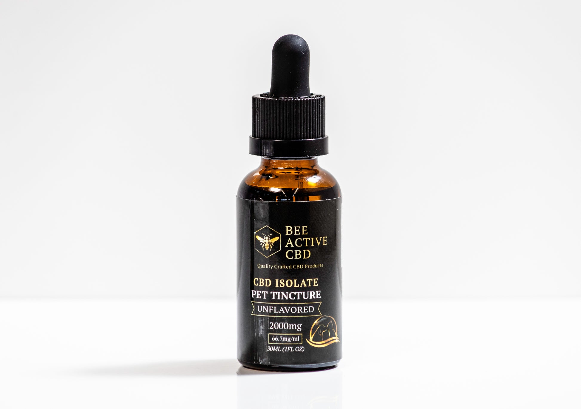 Bee Active CBD Unflavored Pet Tincture-1