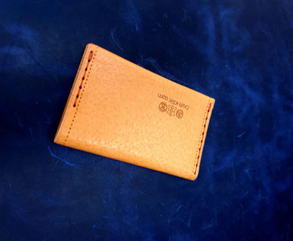 Exclusive handmade minimalist leather wallet with engraved zodiac Gemini.-9