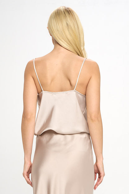 Silky Satin Print Tank Top-3