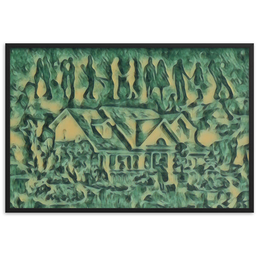 I WAS WAITING FOR YOU IN THE DREAM YOU HAD SEEN Special Edition Framed Poster-0