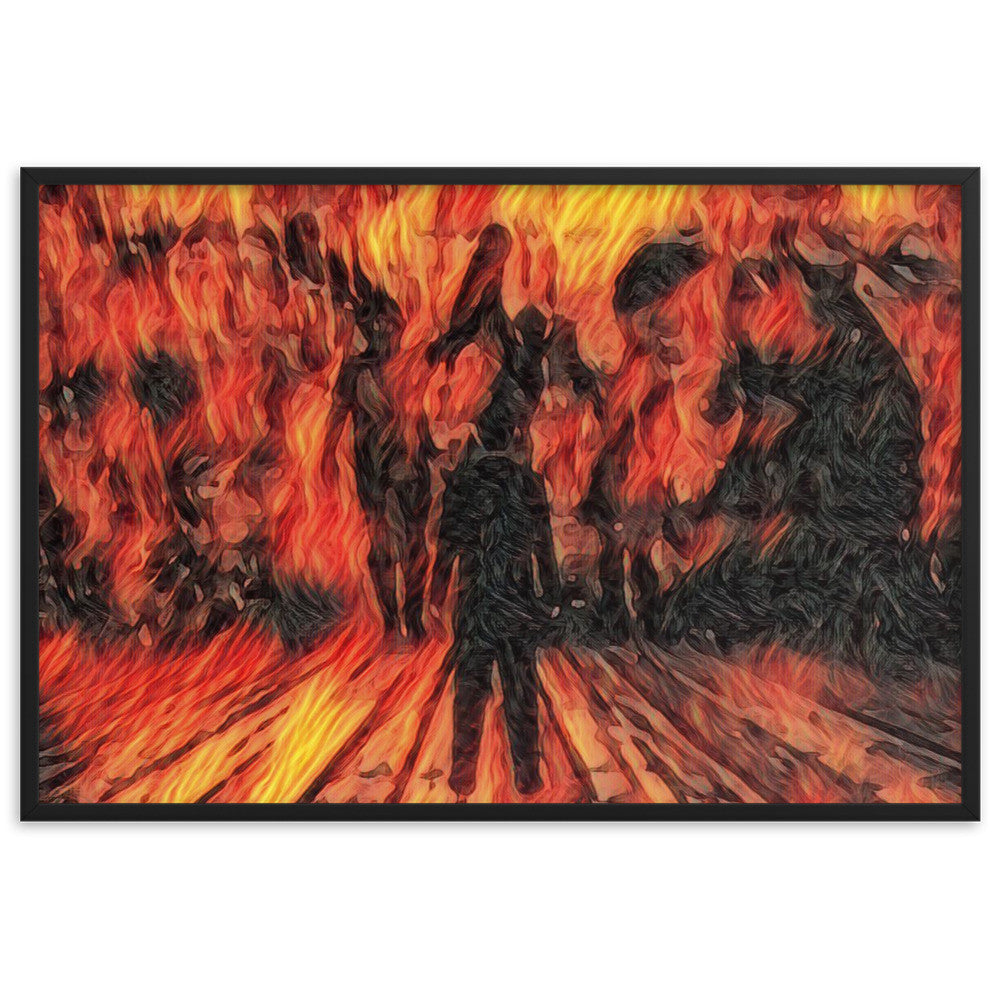 I SAW MY ENTIRE LIFE PASS THROUGH YOUR EYES Special Edition Framed Poster-0