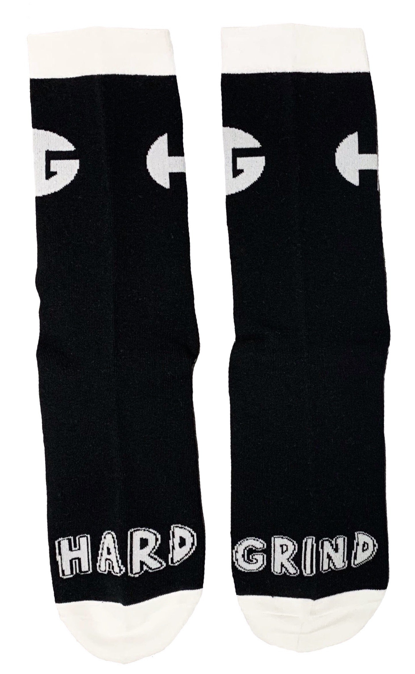 HG Signature Socks - Black/White-0