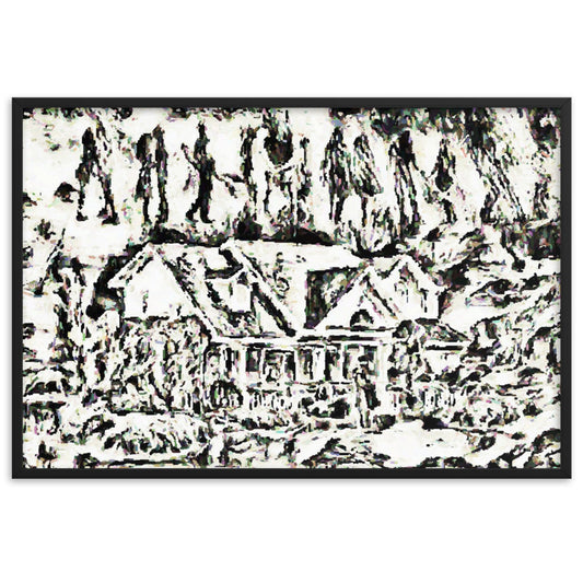 I WAS WAITING FOR YOU IN THE DREAM YOU HAD SEEN Special Edition Framed Poster-0