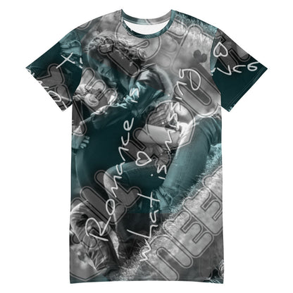 ROMANCE T-shirt Dress by Gianneli-0