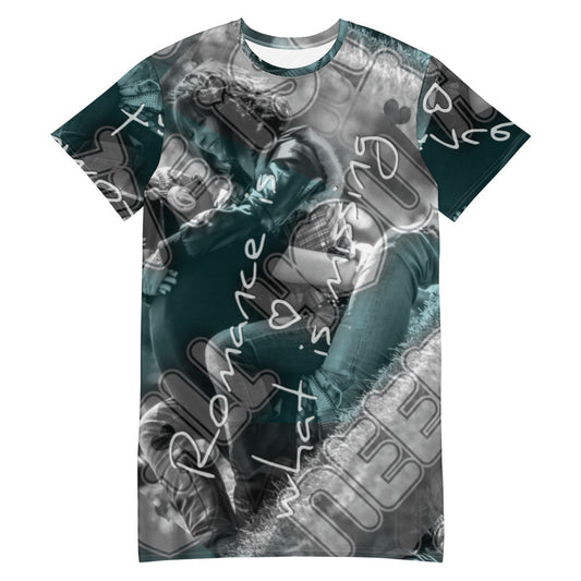 ROMANCE T-shirt Dress by Gianneli-0