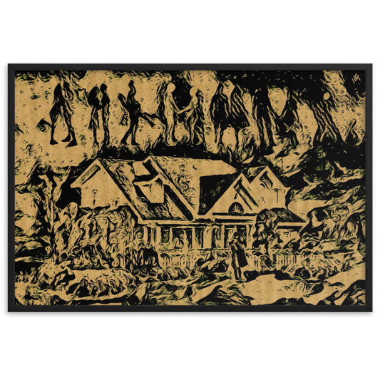 I WAS WAITING FOR YOU IN THE DREAM YOU HAD SEEN Special Edition Framed Poster-0