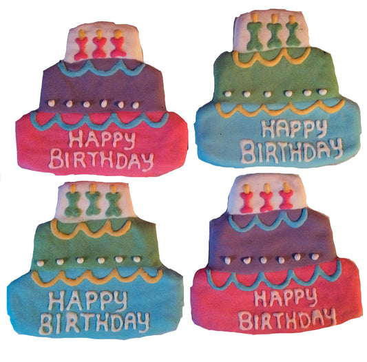 Birthday Cake Dog Treats (Qty 6)-0