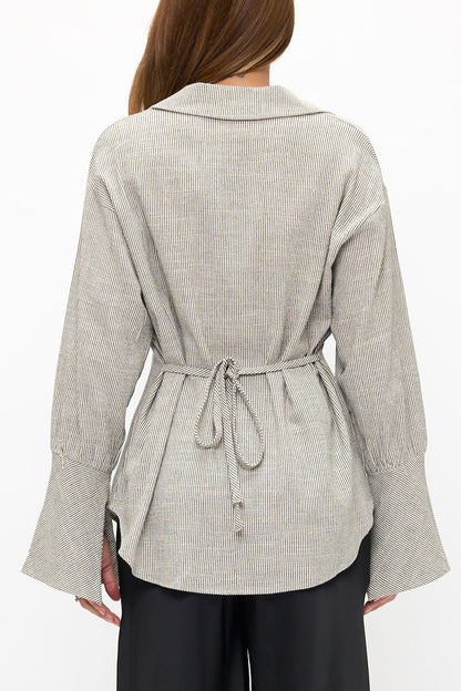 Striped Long Sleeve Top-3