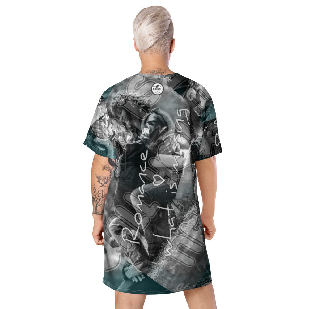 ROMANCE T-shirt Dress by Gianneli-1