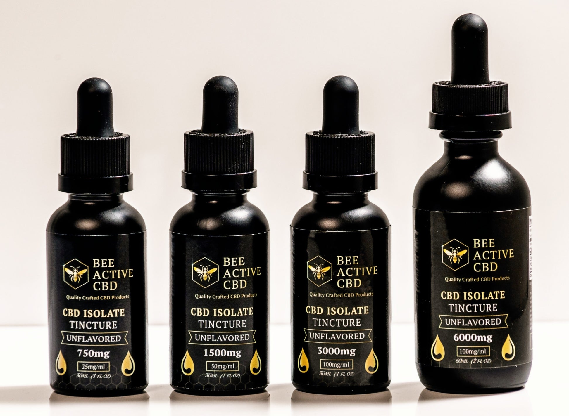 Bee Active CBD Isolate Tincture Unflavored-0