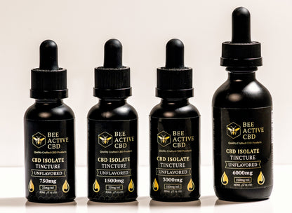 Bee Active CBD Isolate Tincture Unflavored-0