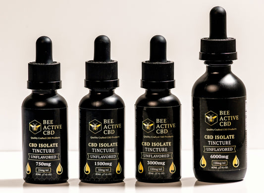 Bee Active CBD Isolate Tincture Unflavored-0