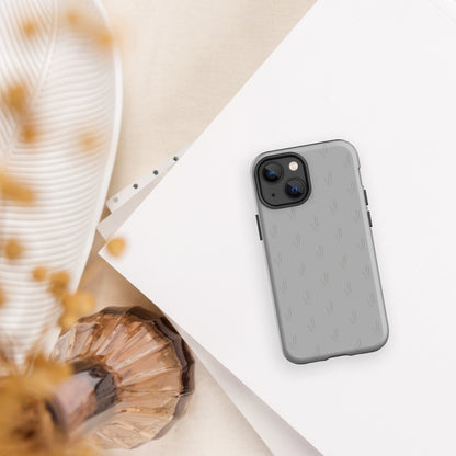 Grano Pattern Tough Case for iPhone® - Grey-7
