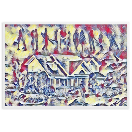 I WAS WAITING FOR YOU IN THE DREAM YOU HAD SEEN Special Edition Framed Poster-0