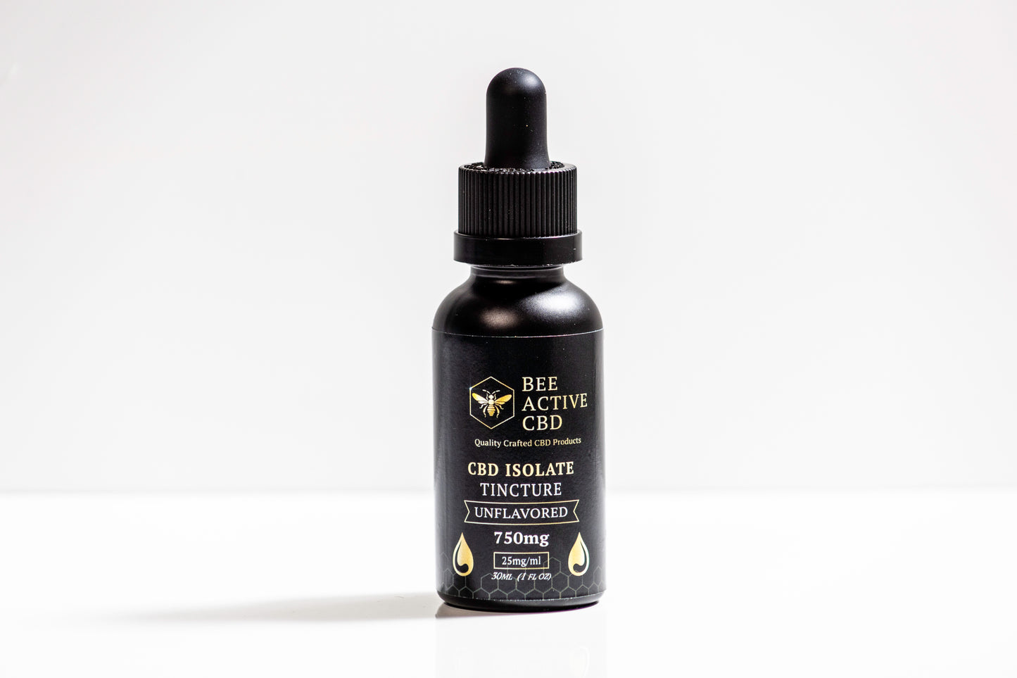 Bee Active CBD Isolate Tincture Unflavored-1