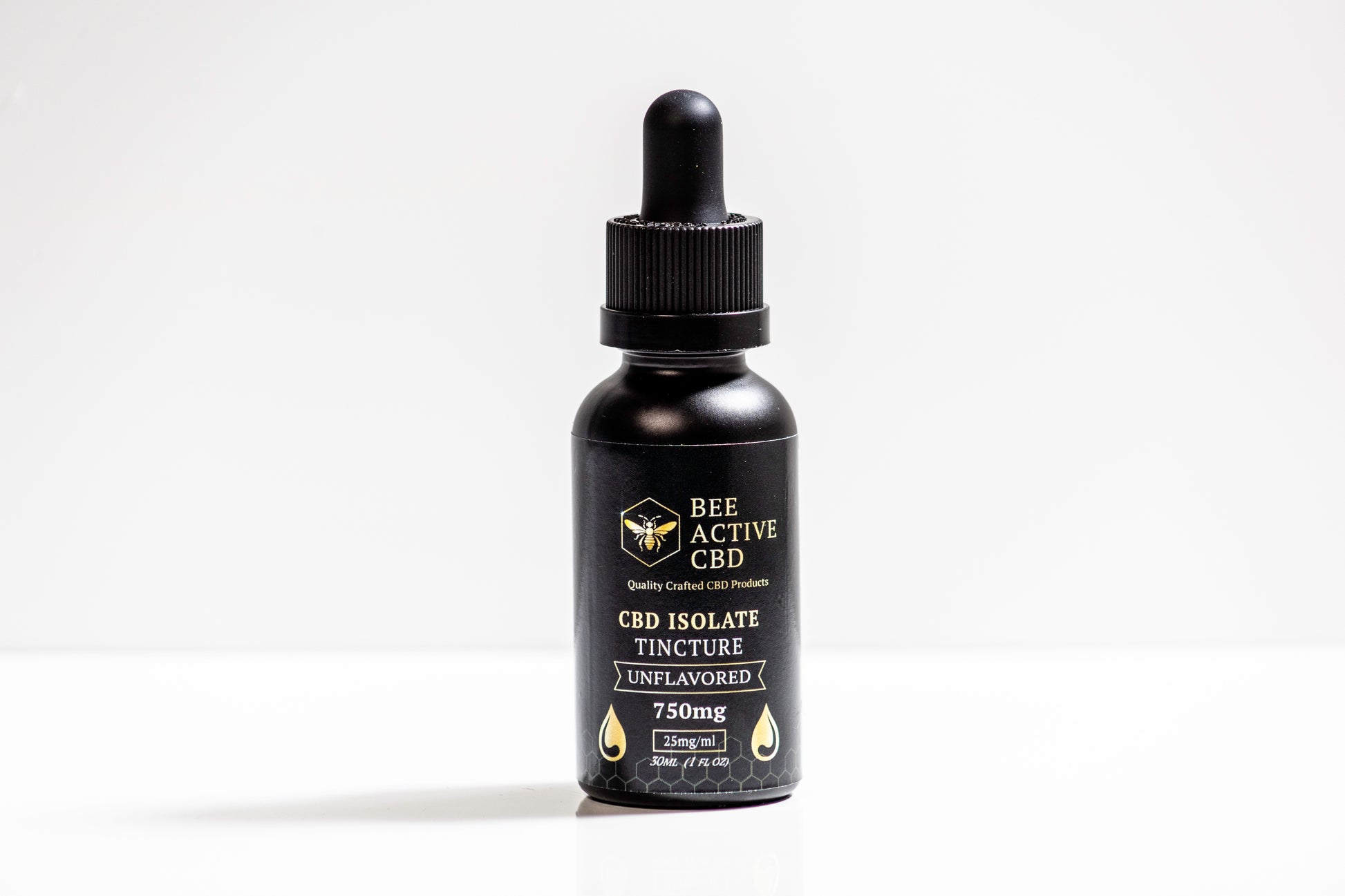 Bee Active CBD Isolate Tincture Unflavored-1