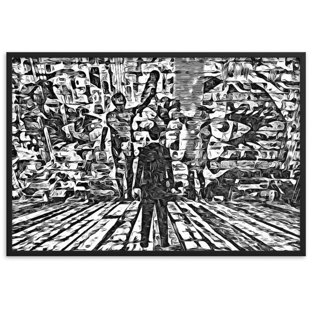 I SAW MY ENTIRE LIFE PASS THROUGH YOUR EYES Special Edition Framed Poster-0